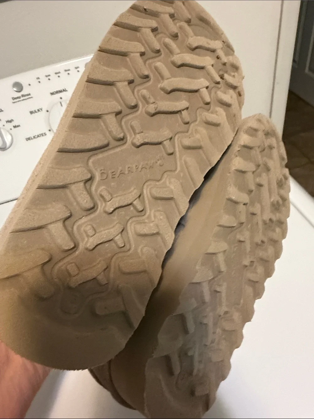 BearPaw Kids Tan Suede Shearling Lined Boots